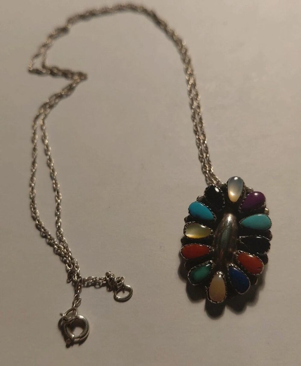 vintage Navajo sterling silver Mary Ann Felix Chavez